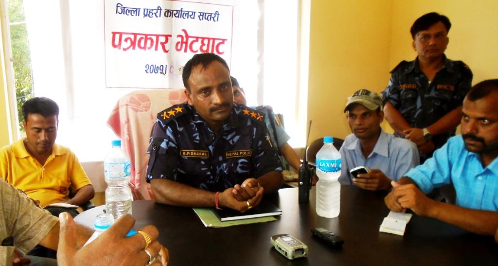 शान्ति सुरक्षाको व्यवस्था मिलाउन प्रतिवद्ध छुः एसपी ढकाल