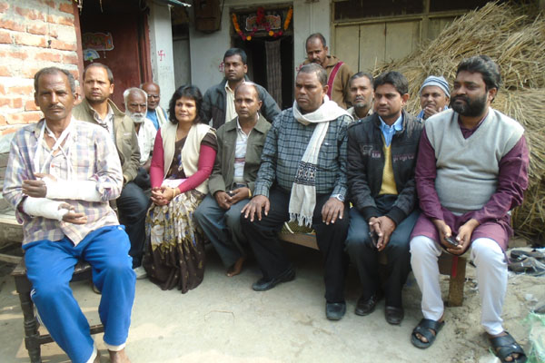 फोरम अध्यक्ष यादवद्वारा घाइतेहरुसँग भेंटघाट