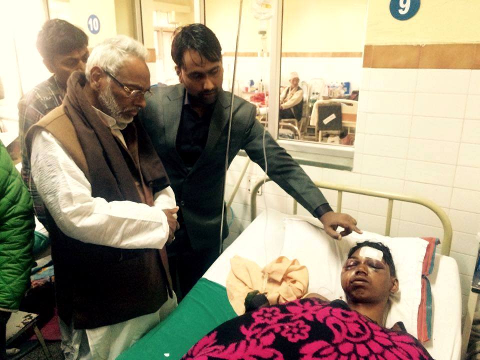 नेता महतोले आन्दोलनका घाइतेहरुसँग भेटे(फोटो फिचरसमेत)