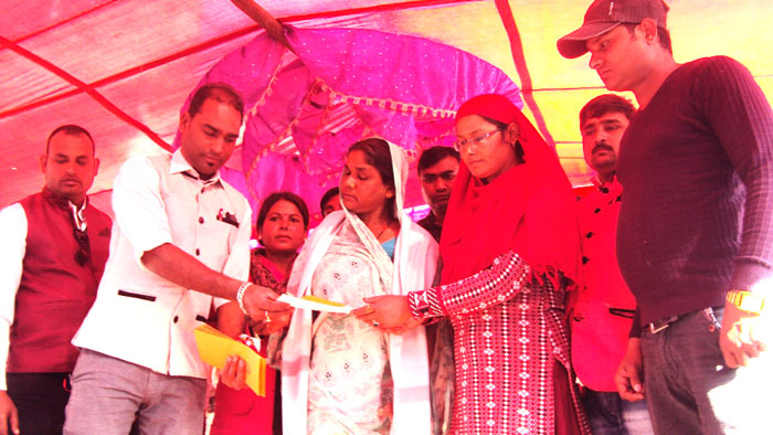 आन्दोलनका शहीद परिवार तथा घाइतेलाई सम्मान