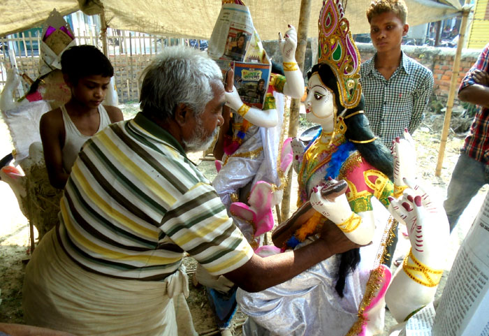 माग अनुसार मूर्ती दिन नसक्दा मूर्तीकारहरु चिन्तित