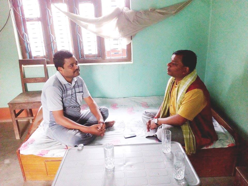 सिंचाई मन्त्री यादव र फोरम नेता साह बीच छलफल