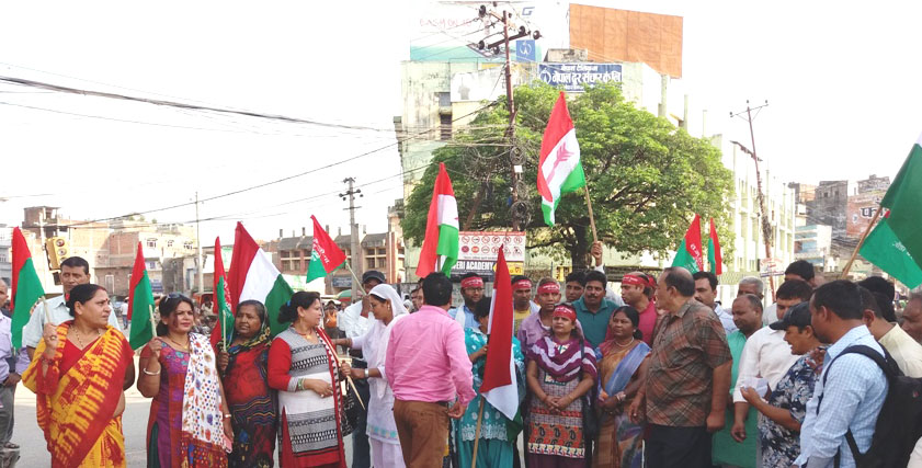 संघीय गठबन्धनद्वारा वीरगञ्जमा विरोध सभा