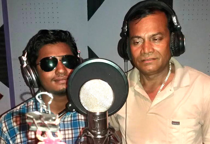 वेदर्दीको मैथिली गिती एल्बमको रेकर्डिङ्ग