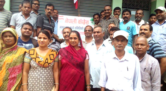 कांग्रेसको वडा कार्यालय उद्घाटन