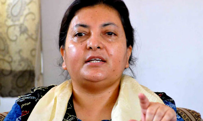 राष्ट्रपति भण्डारी सखडा आउँदै, सुरक्षा व्यवस्था कडा