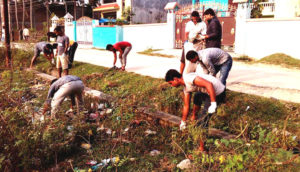 आठौं हप्तामा प्रवेश गर्दै युवाहरुको सरसफाई अभियान