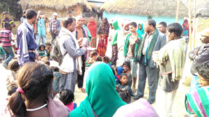 सांसद यादवले दलित बस्तीमा थाले शैक्षिक जागरण अभियान
