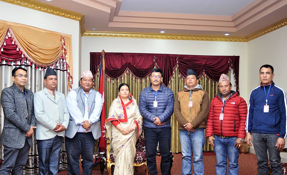 साहसीक व्यक्ति शाहीलाई राष्ट्रपति भण्डारीले दिए धन्यवाद