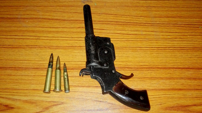 प्रहरीद्वारा पेस्तोलसहित गोली बरामद