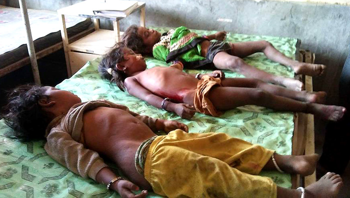 धनुषामा ट्रयाक्टरले किचिए तीन बालिकाको मृत्यु