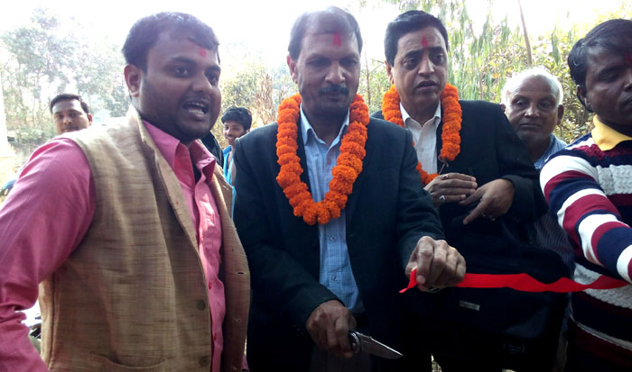 भलुवाही नदी पूर्व टोलमा नवनिर्मित सडक उद्घाटन