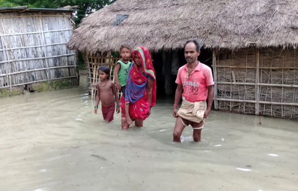 सप्तरीमा एक हजार दुई सय घर डुबानमा, चार सय परिवार विस्थापित