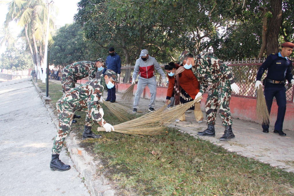 भ्रमण वर्षको पूर्व सन्ध्यामा पर्यटकीय स्थलहरुमा सरसफाई
