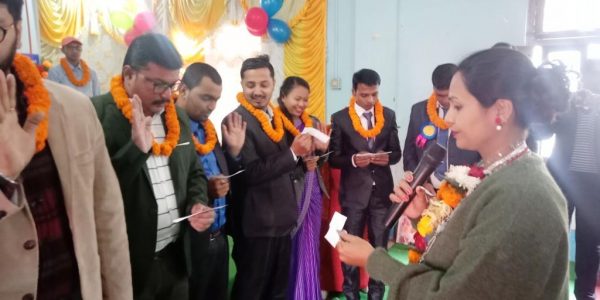 राजविराज जेसीजको नयाँ कार्यसमितिको पदास्थापन
