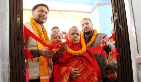 मल्हनियाँमा स्वास्थ्य चौकी भवन उद्घाटन