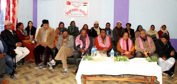 नेकपा–राजपा गठबन्धनका उम्मेदवारद्वारा सप्तरीमा परिचयात्मक कार्यक्रम