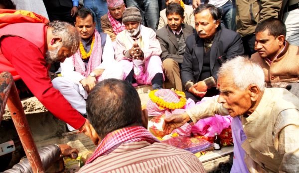 छिन्नमस्तामा सौन्दर्यीकरण परियोजनाको शिलान्यास