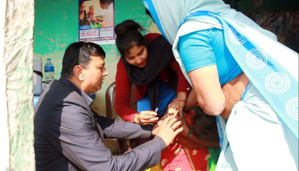 सप्तरीका ९७ हजार बालबालिकालाई दादुरा–रुबेला खोप