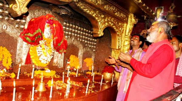 प्रम ओलीको स्वास्थ्यलाभको कामना गर्दै छिन्नमस्ता शक्तिपीठमा २४ घण्टे पुजा