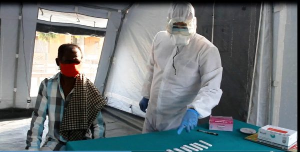 सप्तरीमा कोरोना भाइरसको रयापिड डाइग्नोस्टिक टेष्ट शुरु