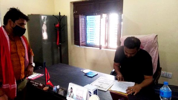 जनमत पार्टीद्वारा बोदे वर्साइन नगरपालिकालाई ध्यानाकर्षण–पत्र