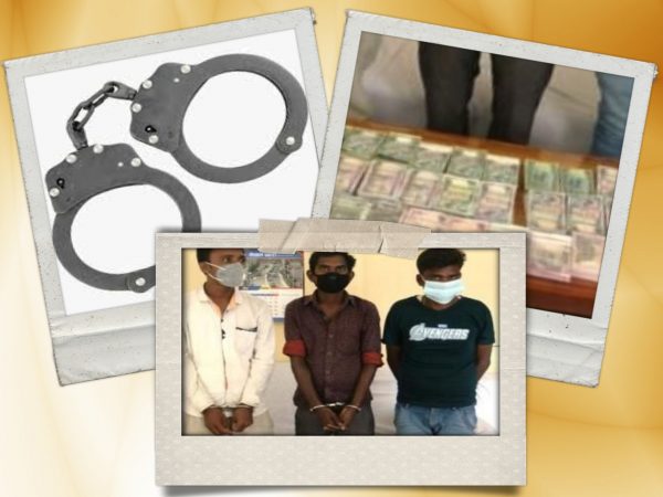 वारामा नक्कली नोटसहित ३ जना पक्राउ