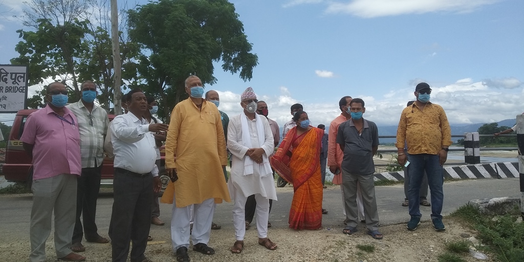 राष्ट्रिय सभाका सदस्यद्वारा सप्तरीका नदिहरुको स्थलगत अवलोकन अभियान सुरु
