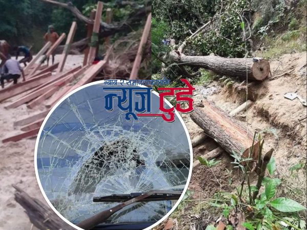 वन कर्मचारी माथि काठ तस्करको आक्रमण