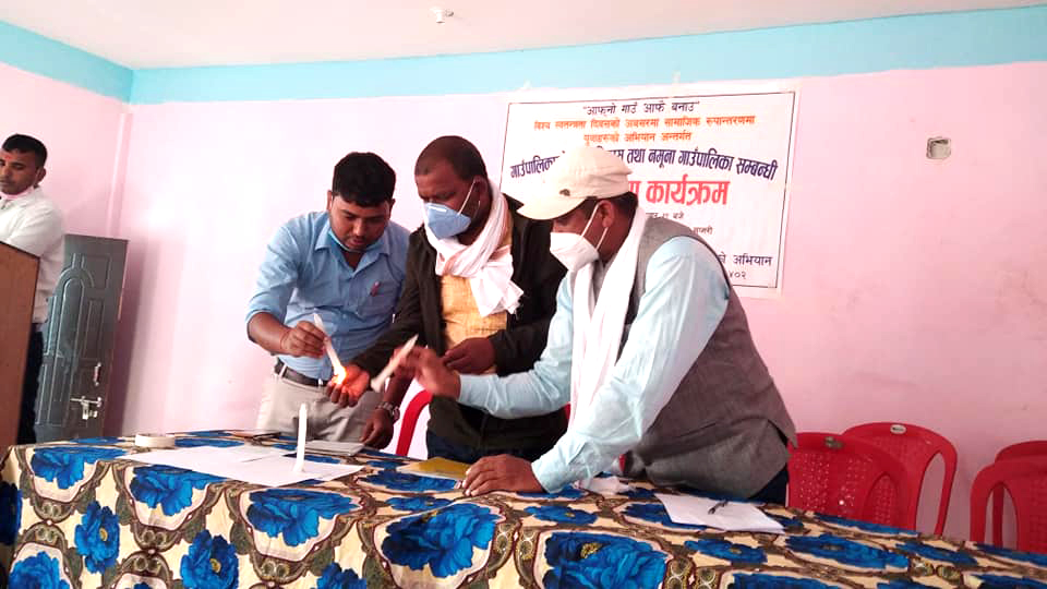 छिन्नमस्ताको समग्र विकासका लागि युवाहरुको अभियान