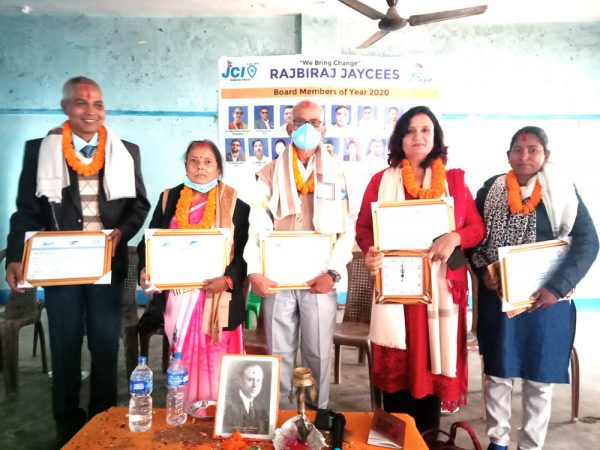जेसीज सप्ताहमा ५ जना सम्मानित