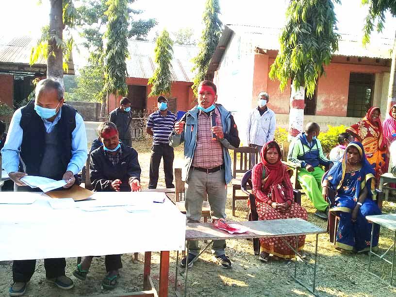 माबि सितापुर भुर्कीको अध्यक्षमा कुशेश्वर चौधरी सर्वसम्मत चयन