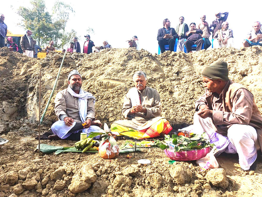 कोईलाडीमा पक्की पुलको शिलान्यास