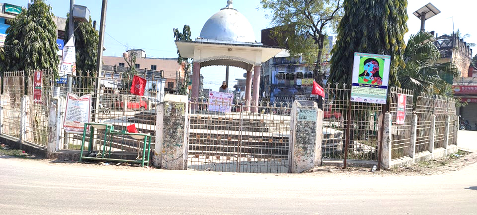 गजेन्द्र चौक फोहोरले दुर्गन्धित, सरसफाईप्रति सरोकारवाला उदासीन
