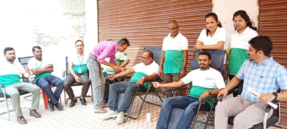 सिटिजन्स बैंकको स्थापना दिवसको अबसरमा रक्तदान