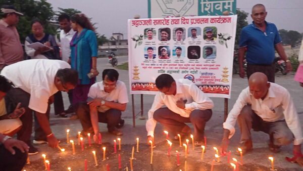 इजरायलमा निधन भएका विद्यार्थीको स्मृतिमा दिप प्रज्वलन 