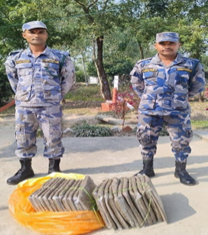 पच्चीस किलो अबैध गाँजा बरामद 