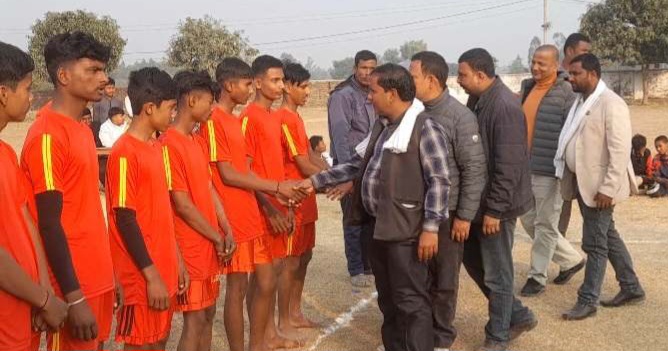 तेरहौतामा संचालित राष्ट्रपति रनिङ्ग शिल्ड प्रतियोगिता जारी