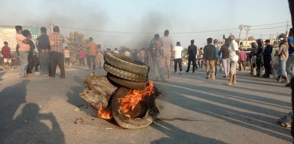 टिपरको ठक्करबाट साहको मृत्यु, आक्रोशित स्थानीयद्वारा राजमार्ग अवरुद्ध