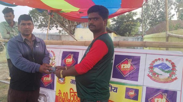 गाउँपालिका स्तरीय क्रिकेट प्रतियोगितामा  तिलाठी र काे. मधेपुरा बिजयी 
