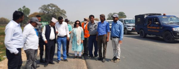 कंचनपुर- कमला सडक योजना पुर्वीखण्डको अनुगमन