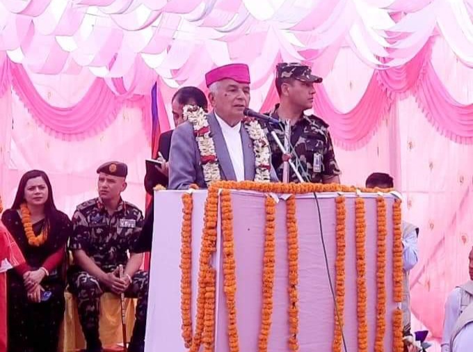 राष्ट्रपति पौडेलद्वारा छिन्नमस्ता मन्दिरमा पूजाअर्चना, राष्ट्रप्रमुख भएपछिको प्रथम सप्तरी आगमनमा भव्य स्वागत