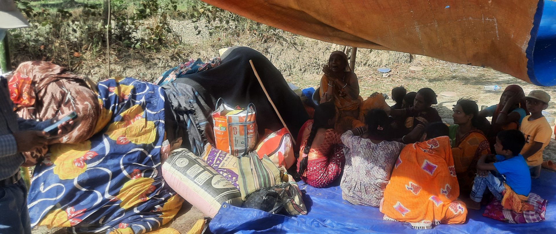 विचल्लीमा चिम्टीका अग्नीपीडित 