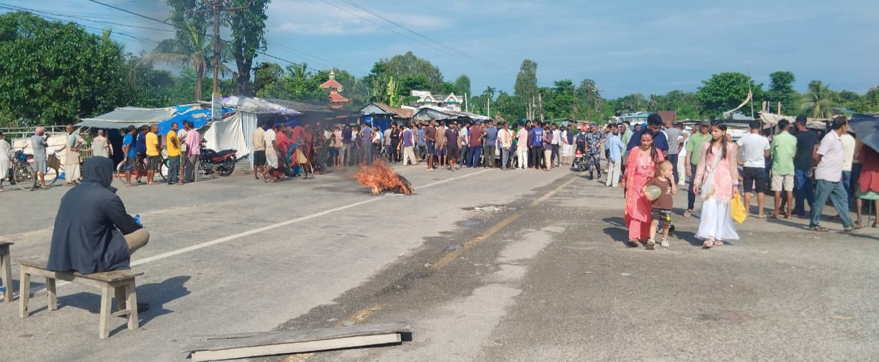 भारदहमा वीङ्गरको ठक्करबाट २ जना घाइते, आक्रोशित स्थानीयद्वारा सडक अवरुद्ध