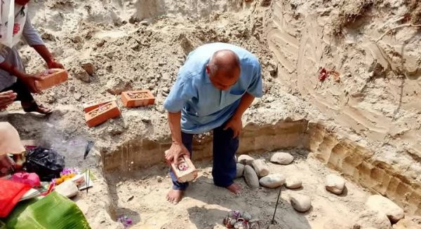 मन्त्री लेखीद्वारा आधारभुत विद्यालय प्रिप्राको भवन शिलान्यास