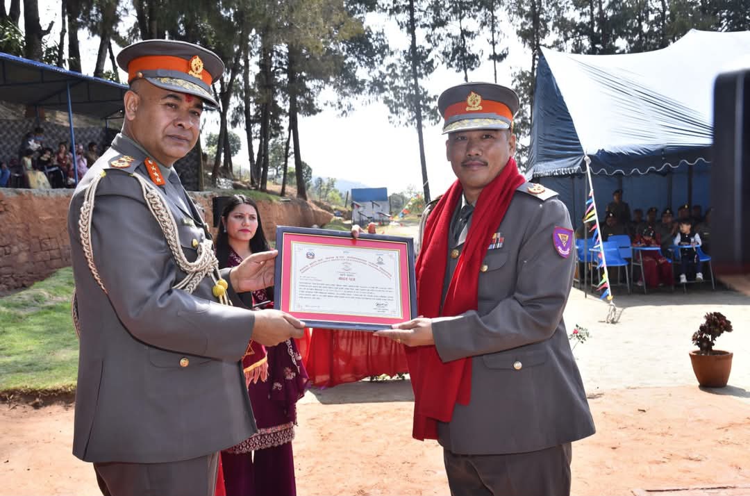 गणेश ठाडा मगर सशस्त्रको एआईजीमा बढुवा