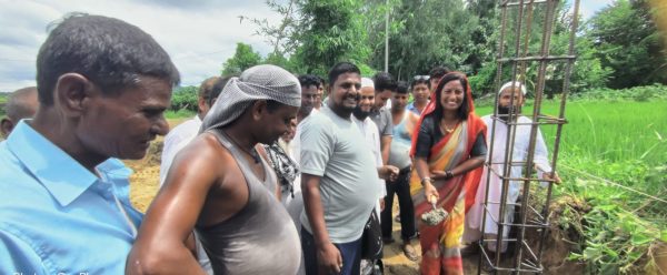 महुलीमा मदरसा तफेजुल कुरानको भवन शिलान्यास