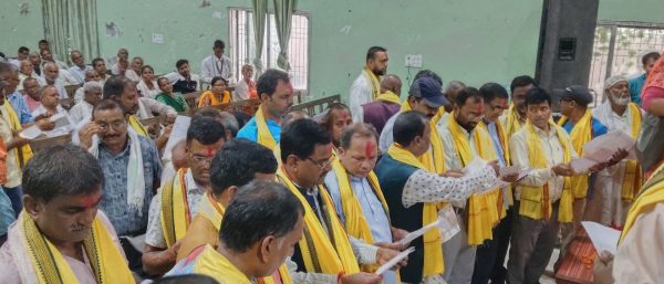 जसपा नेपाल सप्तरीका नवनिर्वाचित पदाधिकारीद्वारा पदभार ग्रहण