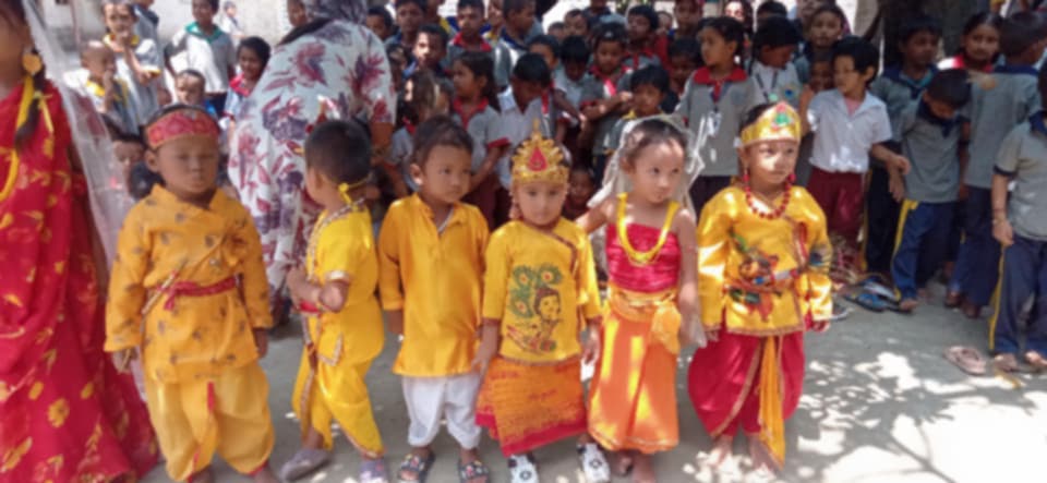 सुनाखरी बोर्डिङ स्कुलका बालबालिकाले मनाए कृष्ण जन्माष्टमी पर्व