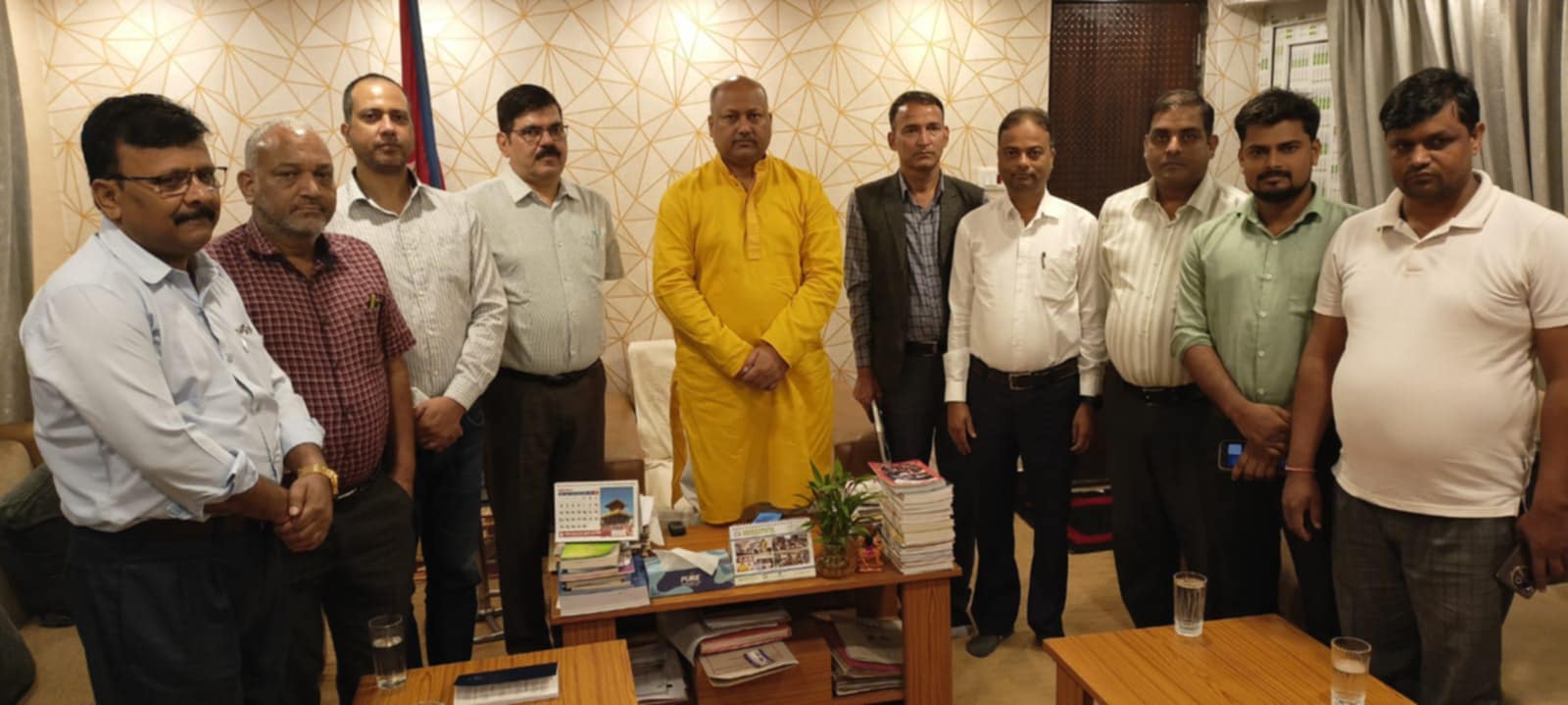 मुख्यमन्त्री सिंह र भारतीय जल शक्ति मन्त्रालयका विज्ञ सदस्यहरु  वीच भेटवार्ता 